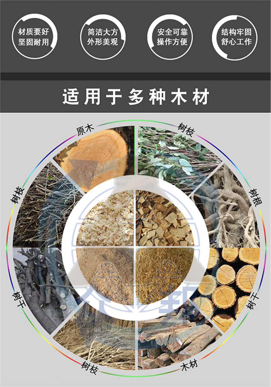 移動鏈板木材破碎機適用樹木 移動鏈板木材破碎機適用樹木